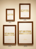 Printable Christian Wall Art — Full Collection | Grounded in Every Step | All 4 Sizes | Instant Download